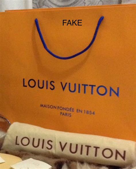 fake louis vuitton paper bag